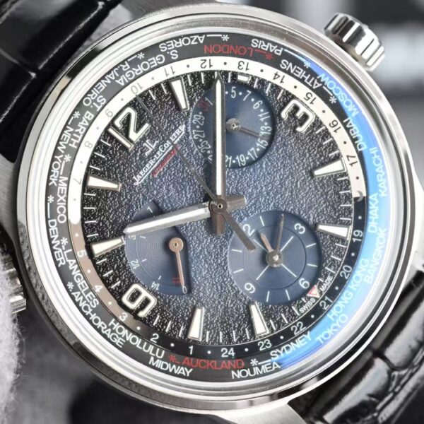 JAEGER-LECOULTRE MASTER CONTROL GEOGRAPHIC WORLD TIMER