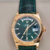 The 36mm Yellow Gold Green Dial! Rolex Day-Date 118138 is Truly Stylish